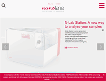 Tablet Screenshot of nano-lane.com